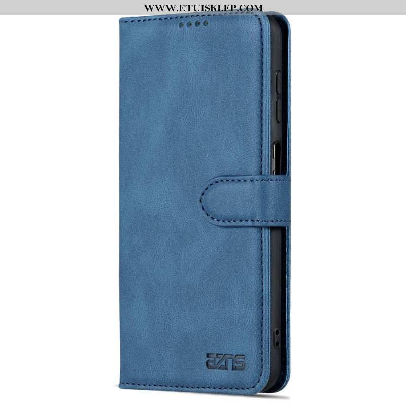 Etui Folio do Samsung Galaxy A13 z Łańcuch Paski W Stylu Vintage Azns